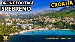 Srebreno Beach Croatia Drone footage