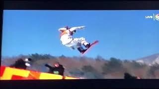 Emily Arthur Falls On Halfpipe Run 2018 Olympics