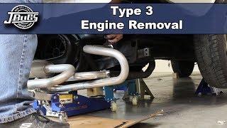 JBugs - VW Type 3 - Engine Removal