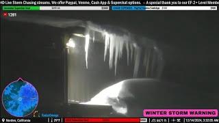 Donner Pass Snow Storm Day 3 (12/14/24) - (Live Storm Chase Archive)