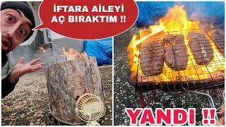 HER ŞEY YANDI~İFTARDA AİLEYİ AÇ BIRAKTIM !! YEMLERLE DÖVÜŞ~AVCIYI AVLANIRKEN YAKALADIM