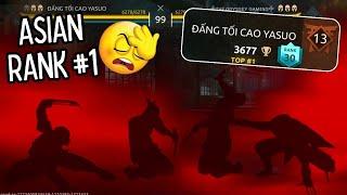 Ultra Pro !  How this New Asian Rank #1 plays ? Battling Top Rank 1 player || Shadow Fight 4 Arena