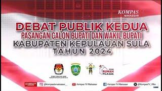 Debat Publik Kedua Pilkada Kepulauan Sula 2024