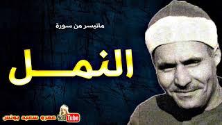 كامل يوسف البهتيمى | النمــــل | من مسجد عمـر مكـرم بالقاهرة عام 1965م !! جودة عالية HD