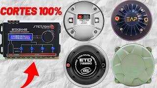 MELHOR CORTE DE FREQUÊNCIA PARA D250X D250 TRIO, D405 driver eap, eros 72250, e jbl  d220 ti