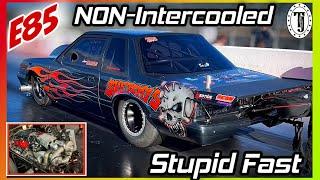 Stupid FAST E85 Non-Intercooled  //  Boosted LS Engine  //  Insane