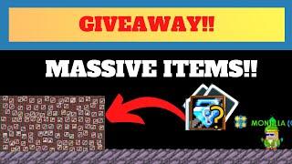 FINISHING MY HUGE GIVEAWAY!! (RIP ITEMS!!)│GROWTOPIA