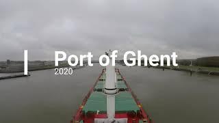 Port of Ghent. Time lapse