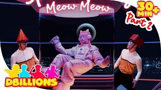 D Billions, WeeTwinz - Space Kitty (Meow Meow) Part 2 | Mega Compilation | D Billions Kids Songs
