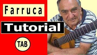 Farruca. Flamenco guitar tutorial. Free tab