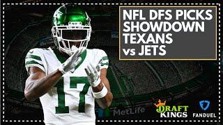 NFL DFS Picks for Thursday Night Showdown, Texans vs Jets: FanDuel & DraftKings Lineup Advice