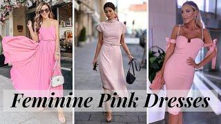 Feminine & Stylish Pink Dress Outfit Ideas for Summer