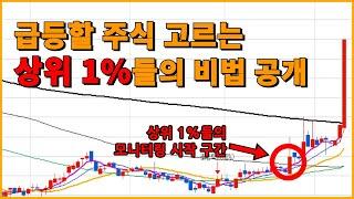 이 내용을 이해하면 상위 1% 주식투자자입니다(급등주 미리 찾는 방법)