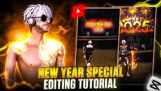 New Year Special Shorts Video Editing  || 2025 Specail Free Fire Editing Tutorial In Capcut 