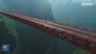 565 meters above the ground! Feel the thrill of driving on world's highest bridge