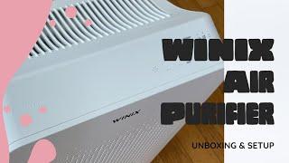 WINIX Air Purifier C545 unboxing and setting up