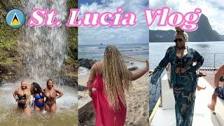 St. Lucia Travel Vlog- I FELL OFF A JET SKI