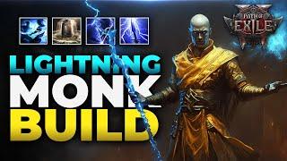 Lightning Monk Leveling Build For Path Of Exile 2! (ACT 1)