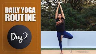 Day 2 - 10 Days of Daily Yoga Routine For Everyone | Yoga For Cure