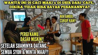 ISTRI SEORANG BOS KAYA DI USIR DARI CAFE KARENA TIDAK BISA BAYAR PESANANNYA!!Lihat yang terjadi..