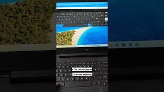 Enable on screen keyboard shortcut  #computer  #windows  #tech #shorts