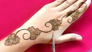 New stylish mehndi design | easy back hand mehndi design | simple mehndi design | mehndi | mehandi