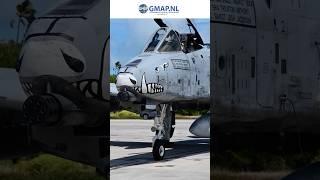 A-10 Warthhog flight check, startup and departure #shorts #a10 #aviation