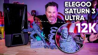 Elegoo Saturn 3 Ultra 12K Resin 3D Printer - ULTRA DETAILS!