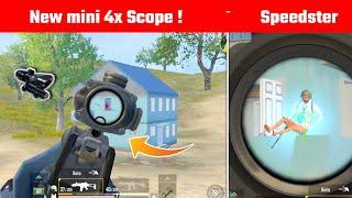 New mini 4x Scope in Pubg mobile Lite | Gameplay By - Gamo Boy