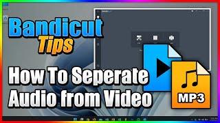 How to Separate Audio and Video tracks - Bandicut Video Cutter