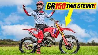 Riding a 2025 Honda CR150 2 Stroke!