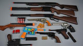 Cowboy Wild West Toy Gun Collection - Shell Ejecting style Toy Guns - Winchester rifle Shot Gun