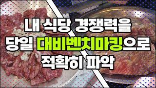 내 식당 경쟁력 당일 대비벤치마킹으로 적확히 파악하자