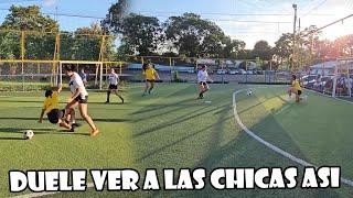 Las chicas están haciendo masacr4das a goles .