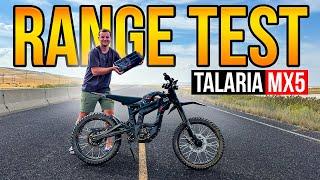 *OFFICIAL* Talaria Sting MX5 Range Test!