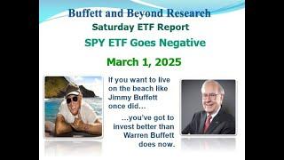 ETF Report Mar 1, 2025; Trying its hardest for Tech ETF to form a Bullish Signal