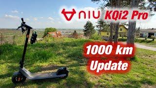 NIU KQi2 Pro electric scooter | 1000km Review Update