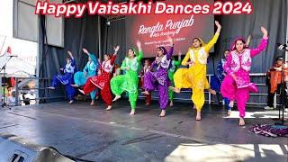 Happy Vaisakhi Day Indian Punjabi Dances 2024 Vancouver