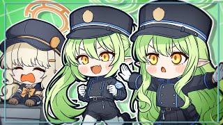 【블루 아카이브 + 기타등등】 타치바나 자매와 이런저런 녀석들이 달리는 영상