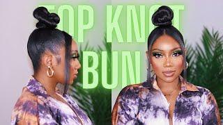 Top Knot High Bun Tutorial | Tamara Renaye