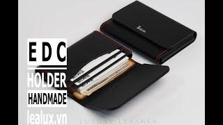 Handmade Leather -Card Holder Handmade 2 #leatherhandmade#lealux#cardwallet#handmadecollection