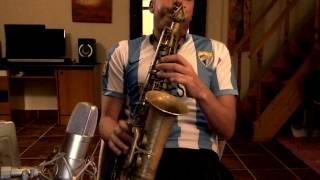 Ernesto Aurignac plays 'Alien Bebop Sax' at home