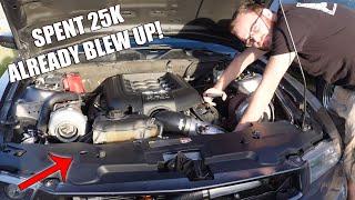 HIS BRAND NEW CAR ALREADY BLEW UP - 700HP TWIN TURBO MUSTANG