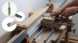 Lathe Duplicator That Does It All – Carbide, Traditional, Gouges & Router Bits!