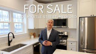 Luxury Townhome For Sale - 101 Myrtle Street, Medford, MA by Dwell360