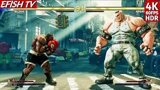 Balrog vs Abigail (Hardest AI) - Street Fighter V