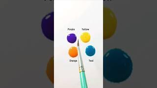 Guess the final color #paintmixing #colormixing #guessthecolor #artvideos #satisfying