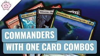 Commanders with One Card Combos | EDH | Powerful Commanders | Magic the Gathering | Commander