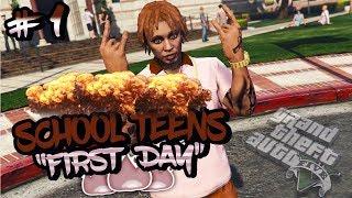 GTA 5 School Teens Ep. 1 - FIRST DAY 