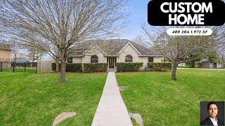 Custom home | Topical Gardens | 1,972 SF | 4 beds | 2 Baths | Dickinson, Tx